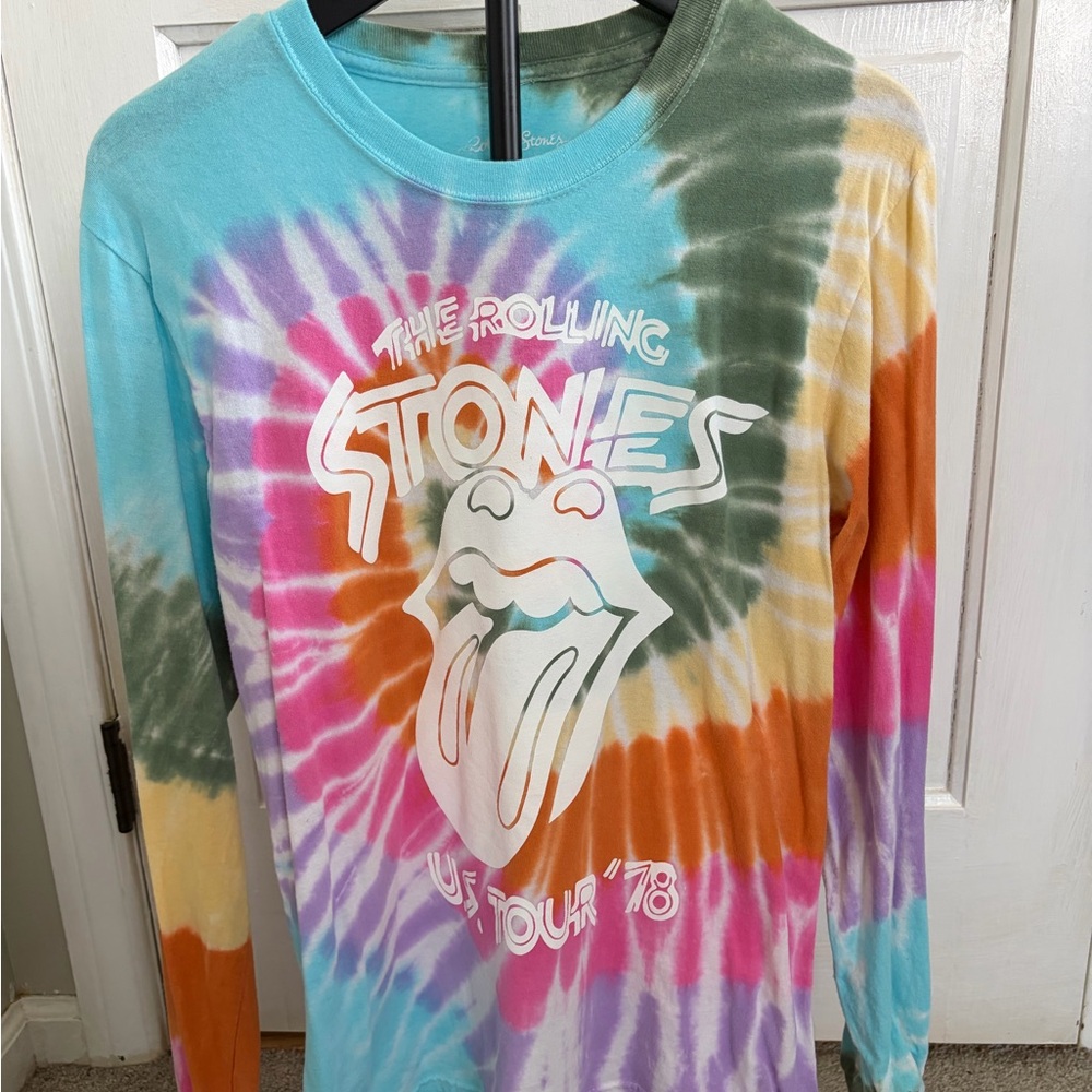 The Rolling Stones Multicolor Tie-Dye Shirt